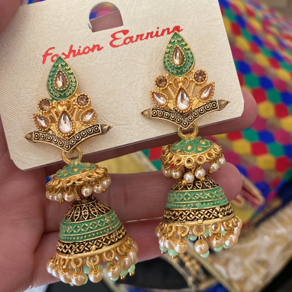 Jhumka earrings